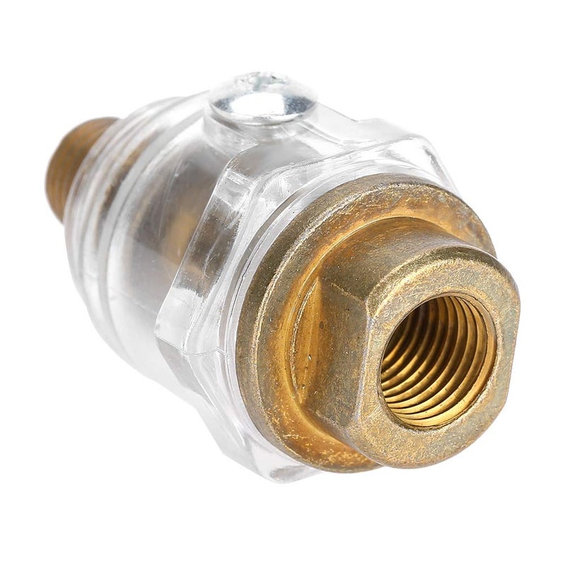 Dweekiy Air Tool Oiler Lubricator 1/4" Mini In Line for Automatic Compressor Pipe Lubrication - Image 3